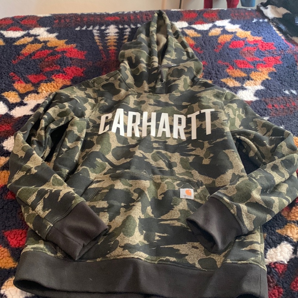 Camo carharrt hoodie